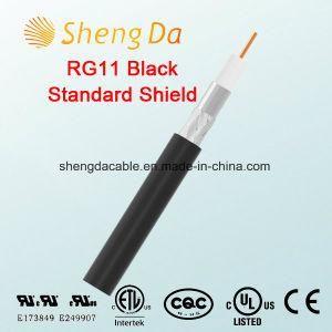 Rg11 Standard Shield Black Radio Frequency Audio &amp; Video Coaxial Cable