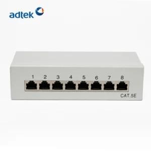 1 U Fiber Optic Distribution Frame 8 Port ODF Patch Panel