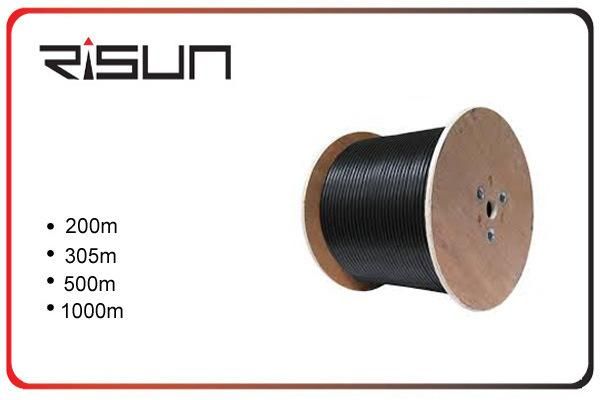 Outdoor FTP Cat5e LAN Cable with Messenger
