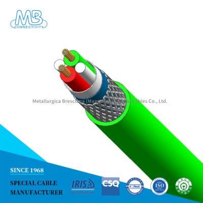 Cross-Linked Polyolefin Communication Cable with Aluminium Foil Shield Material