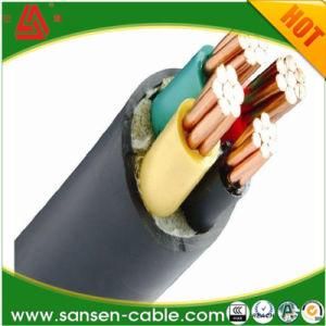 Steel Wires Armored XLPE Insulated Copper Conductor Yjv22 Power Cable