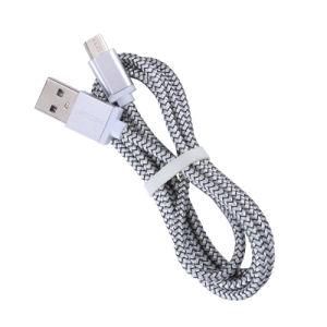 Popular Multi Colors 2A Nylon Braided 3 in 1 Micro USB Type C Cable Fast Charging