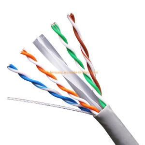 23AWG 4 Pair PVC UTP CAT6 Cable Solid Copper 1000FT