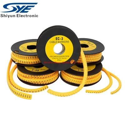 Black Nylon Cable Marker Strips Wire Strips