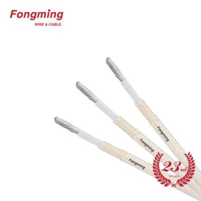 24AWG PTFE Tape Insulated Fiberglass Braided UL5256 Cable