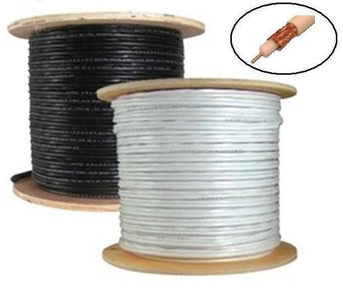Rg174/Rg56/Rg58/Rg59/RG6 Coaxial Cable Od 6.2mm 0.75mm CCS Braiding 24