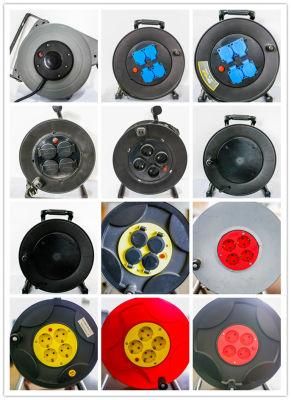 Portable Cord Reel with Metal Stand