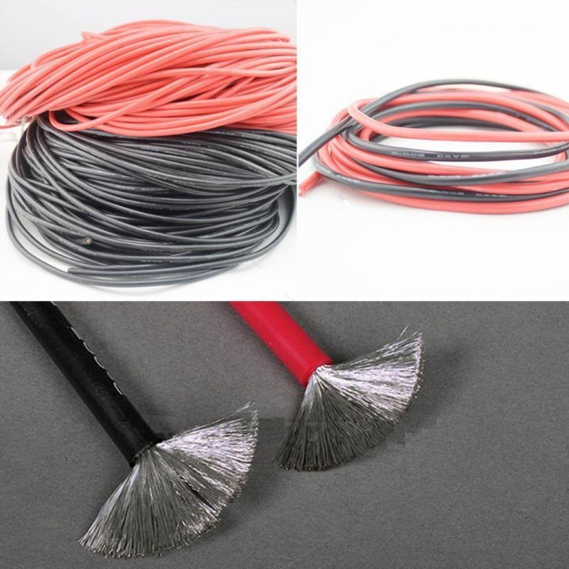 8/10/12/14/16/18/20/22/24/30 AWG Various Colours Flexible Silicone Wire Cable