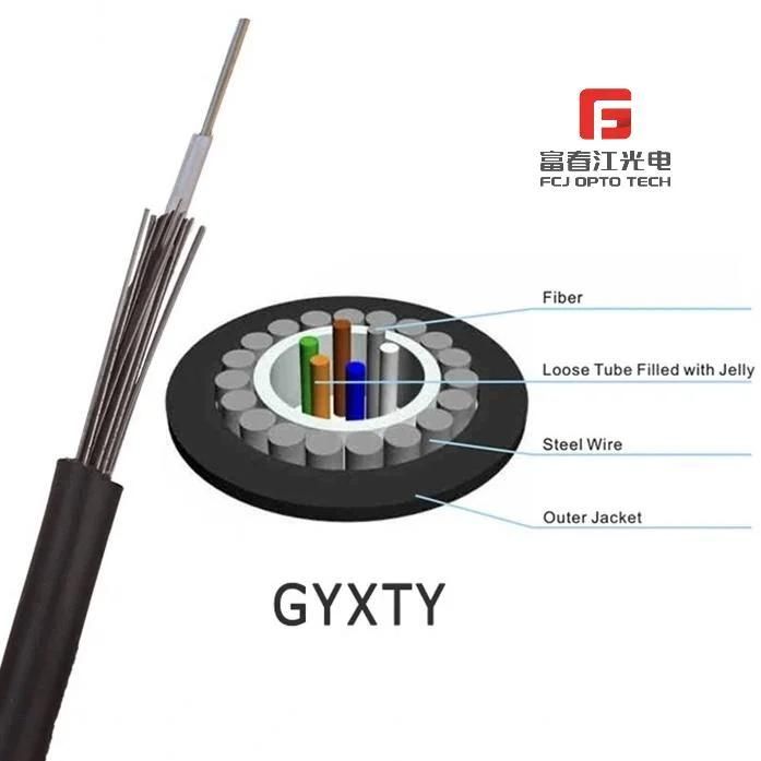 Strength Member Copper Wire Fiber Optic Cable (GYXTY)