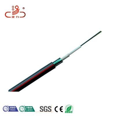 Outdoor Central Tube Fiber Optic Cable GYXTW Single Mode Optical Cable 2-12 Core Fiber Cable