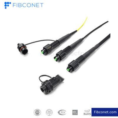 Ftta Outdoor Waterproof Sc Connector Fiber Optical Jumper Cable Patchcord