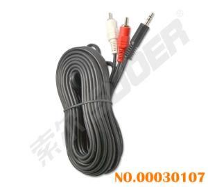 10m AV Cable Male to Male 3.5mm Stereo to 2 RCA Audio/Video Cable