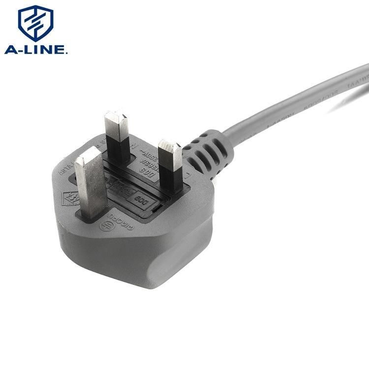 VDE Approved UK 3 Pins Power Cord with Fuse