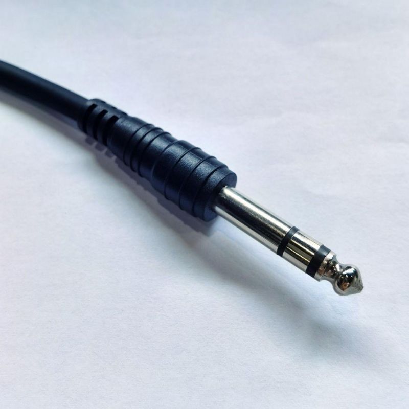 6.35mm Male to Male Stereo Plug Guitar Cable