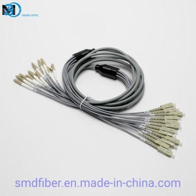 Om2 LC/Upc-LC/Upc 3.0mm 12c Branch Fiber Optic Patch Cord