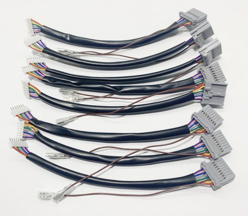 OEM Customized Cable Assembly with Te Jst Terminal Connector Wire Harness for Automobile Wiring Harness