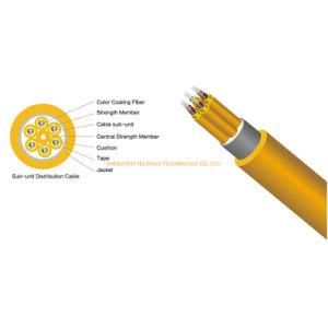 2-144f GJFJV Indoor Sm mm Om3 Om4 Optical Fiber Cable PVC or LSZH Jacket