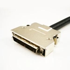 Mdr 50pin Cable with Metal Cover
