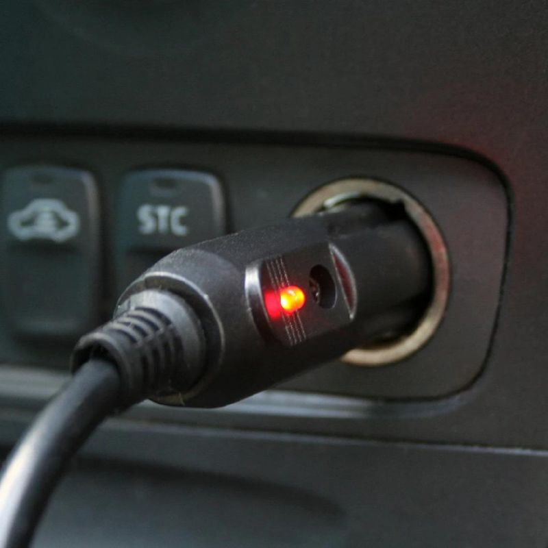 12V 15′ Foot Heavy Duty Car Cigarette Lighter Socket Extension Cord, Fused Premium