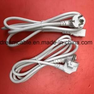 1.5m White VDE Kema Euro Power Cord with IEC C13