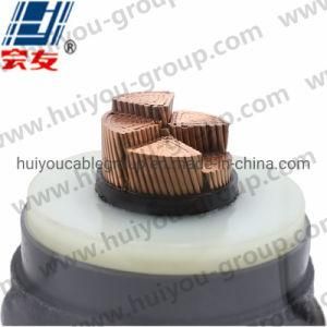 1*2500mm2 Copper Core XLPE Insulated Corrugated Cooper Sheath Ehv Underground Power Cable