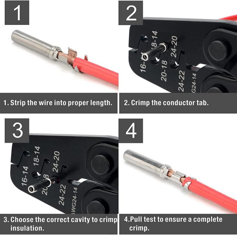 Olearn Sn-28b Crimping Tool for AWG28-18 DuPont Pins