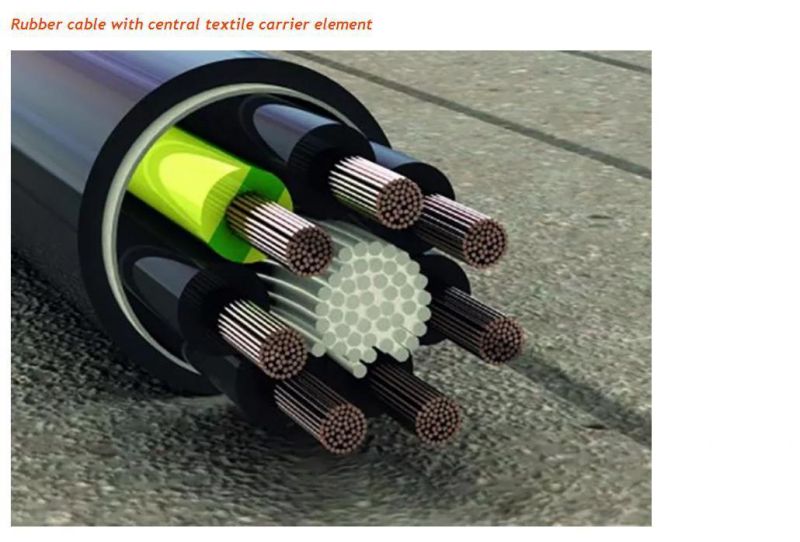 Pendant Cable with Dual Strain Relife Steel Wires S05vvd7-F for Overhead Crane Cable