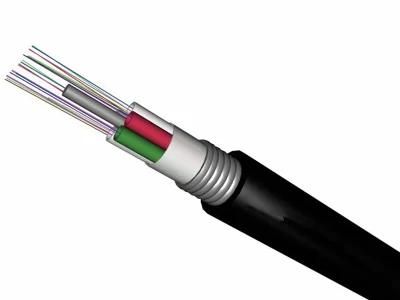 Outdoor Armored Duct Aerial Fiber Optical Cable 252 Core Gyfta of Single Mode