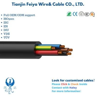 Yc Heavey Rubber Sheathed Cable for Lifting Machine, Bridge Crane Trolley Transmission Machine H07rn-F Rubbe Cable
