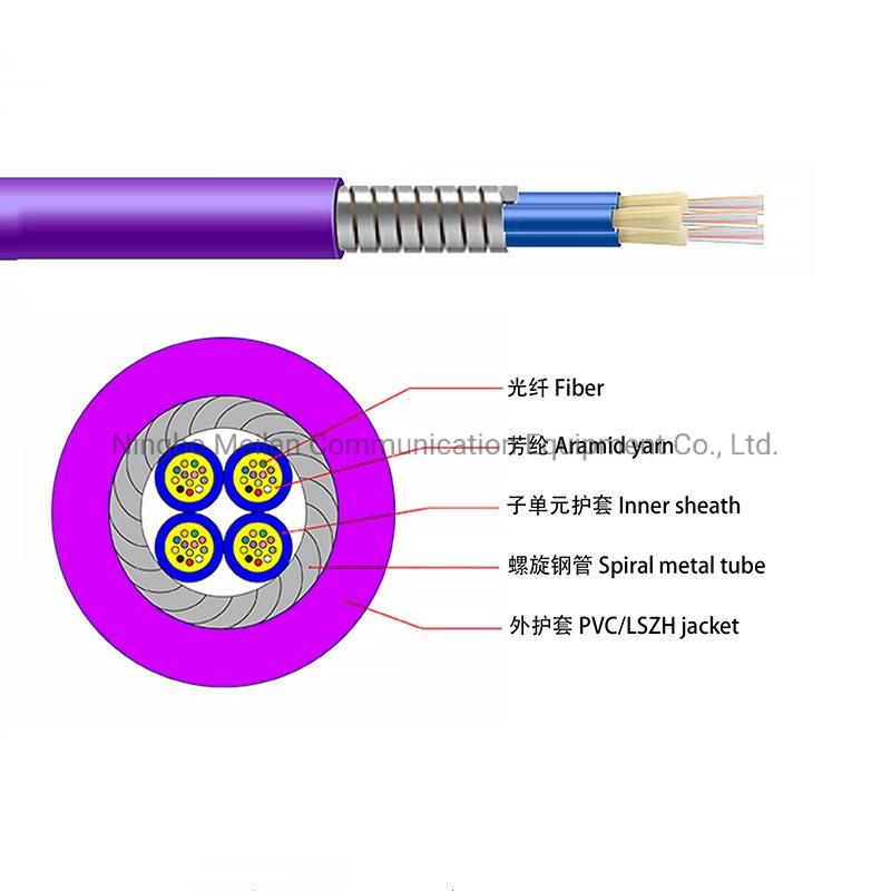 Gjsfjv Outdoor Branch Fiber Optical Cable Armored Optical Cable mm Om3 Om4 10g Optical Cable