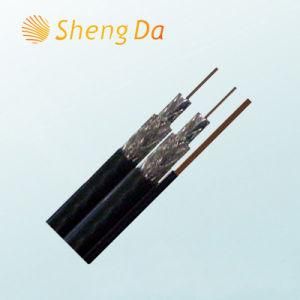 Outdoor Flexible CATV and CCTV RG6 Siamese Coaxial Cable