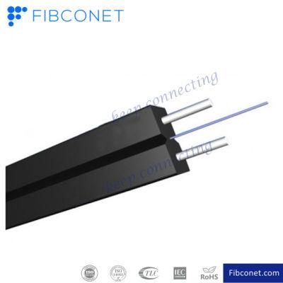 FTTH Indoor 1 Core G657A1 G657A2 GJXFH Gjxh Fiber Optic Drop Cable