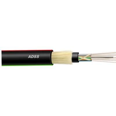 Aerial 24/36/48core Single Mode ADSS Fiber Optic Cable