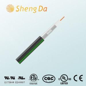 Black with Green Line Rg59 Tri-Shield/Rg59coaxial Cable with Best Price