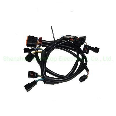 Custom Automotive Female and Male Waterproof Connector Motorcycle Wiring Harness