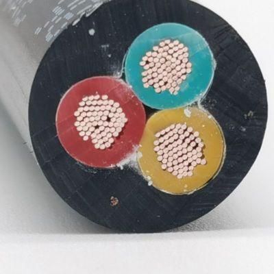 Rubber Sheathed Locomotive Vehicle Cable Dceh/3-100 750V Oil Resistant