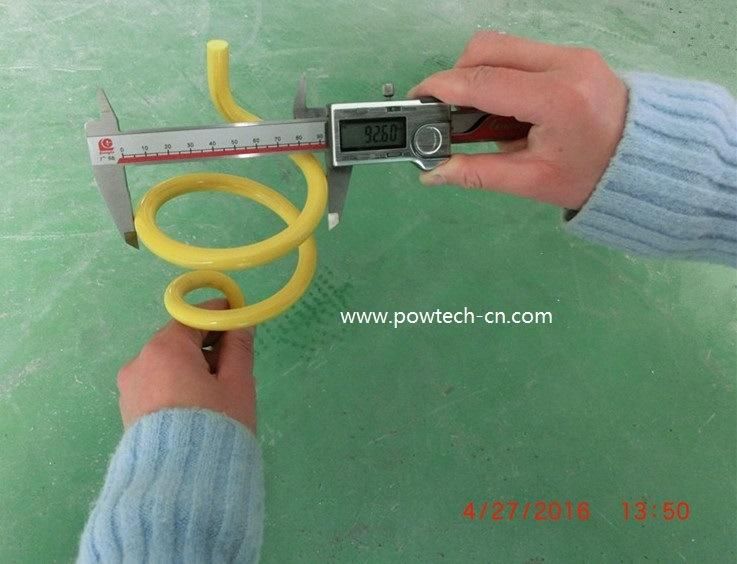 Yellow Spiral Bird Flight Diverter (one side)