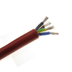 Flexible Silicone Wire 200 Degree High Temperature Electric Electrical Power Cable
