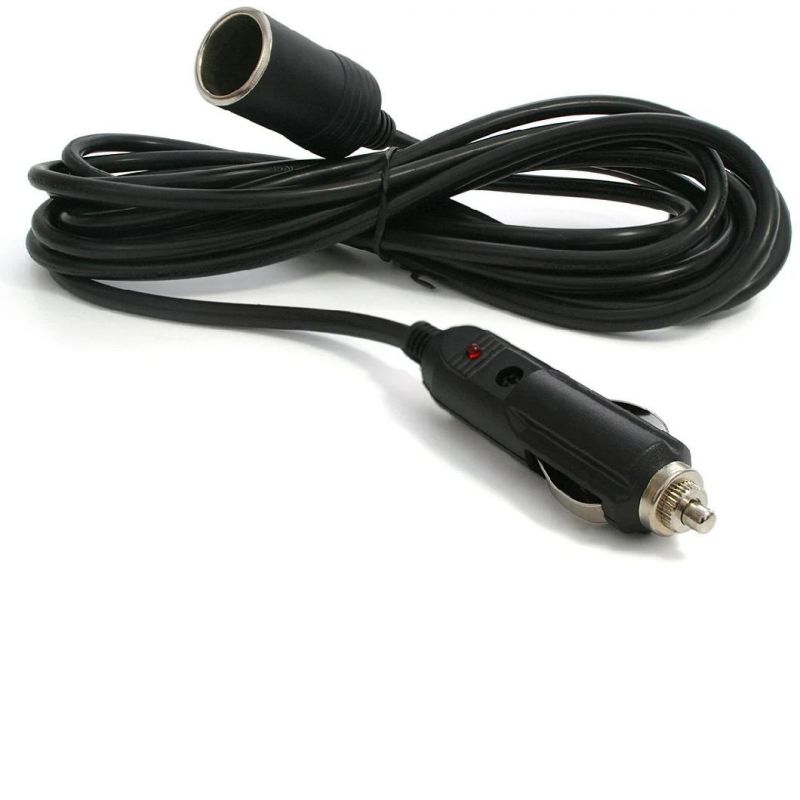 Premium 12V 15′ Foot Heavy Duty Car Cigarette Lighter Socket Extension Cord, Fused