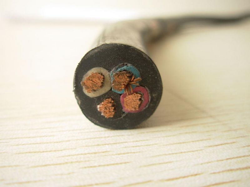 Flexible Movable Rubber Insulated and Sheathed Mining Cable H07RN-F Cable