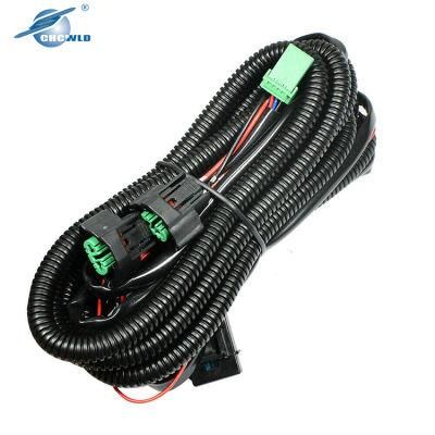 Fog Light Wiring Harness Kit H11 H8 H9 Fit for Honda 12V LED 40A Switch Relay