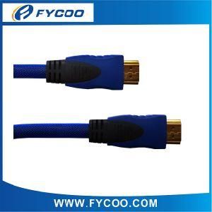 HDMI M to M Cable Dual Color Molding Type PVC Injection Molding The Outer Mold, Color Have Blue &amp; Black Red &amp; Black and Different Color