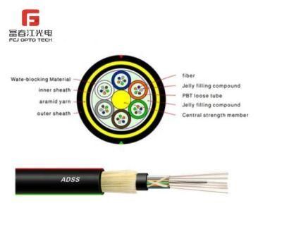 at Sheath All Dielectric Self-Supporting Armid Yarns Manufactory High Quality ADSS Cable