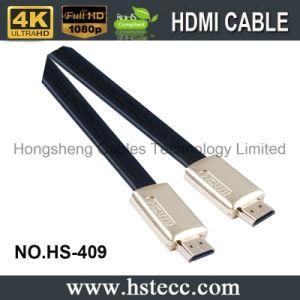 Hot Sell High Quality Metal Flat HDMI Cable on TV 2016