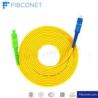 FTTH Sc Upc APC Fiber Optic Jumper/Patch Cable Connector Fiber Optic Patch Cord
