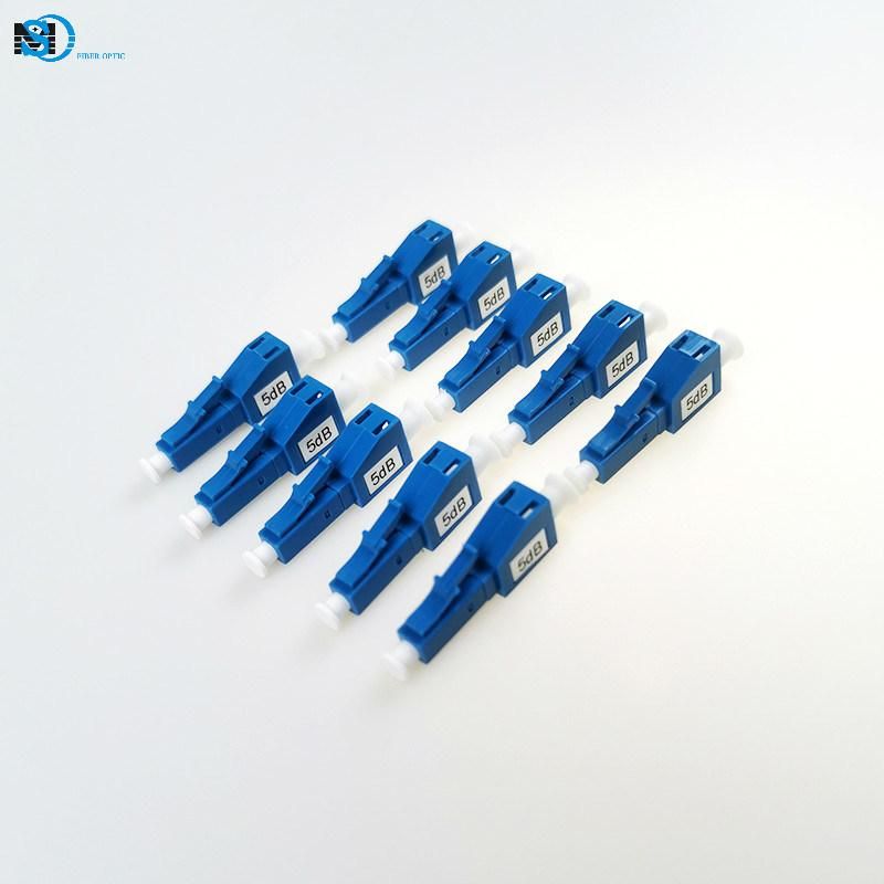 Singlemode LC/Sc/FC/St Upc APC 1-30dB Fiber Optic Attenuator