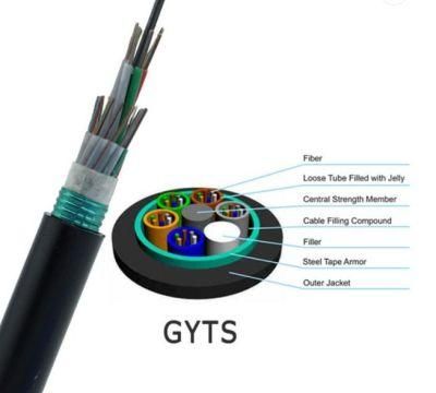 1/2/4/6/8/12cores G657A1/A2 Single/Mulit Mode Outdoor/Indoor GYTS Fiber Optic/Optical Flat Drop Cable with Certificate