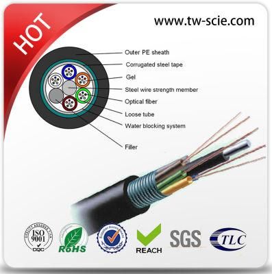 Outdoor Stranded GYTS Loose Tube Aerial/Conduit Fiber Optic Cable