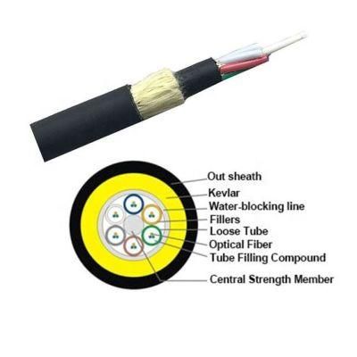 Communication Fiber Optic Cable 2 Core Fiber Optic Cable ADSS