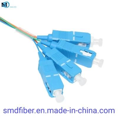 FTTH Optical Fiber Patch Cord Singlemode Sc/Upc-LC/Upc Connector